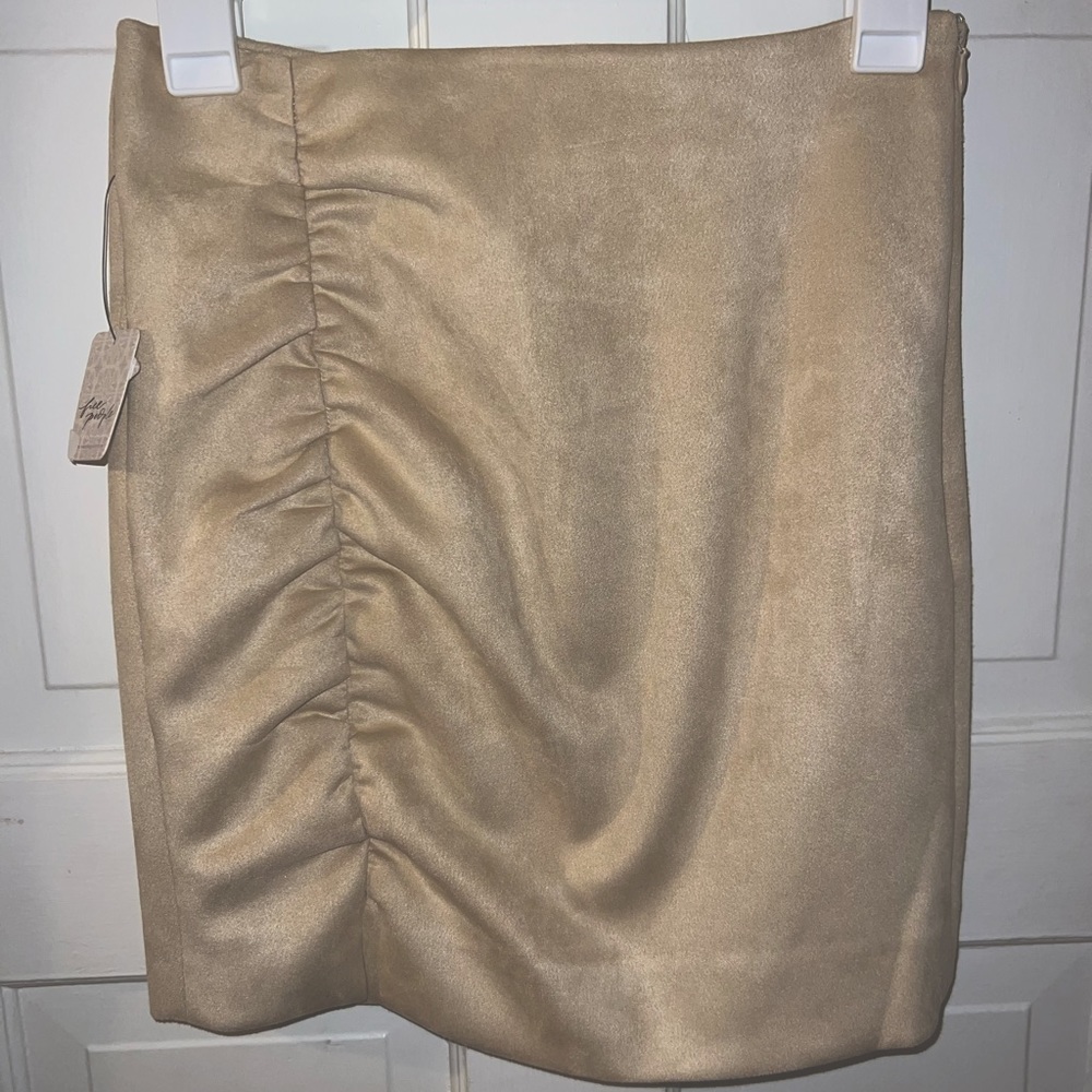 Free People NWT Suede Mini Skirt